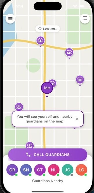 Available Guardians nearby